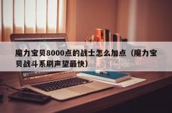 魔力宝贝8000点的战士怎么加点（魔力宝贝战斗系刷声望最快）